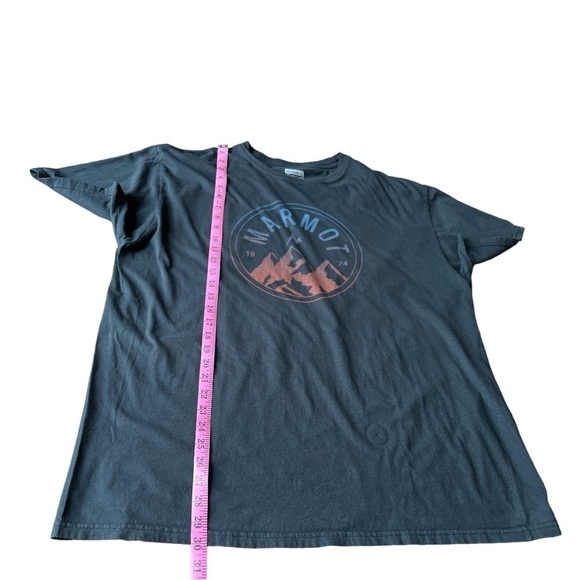 Marmot Men’s Organic Cotton Grey Graphic Logo TShirt, Size XXL - Picture 7 of 7